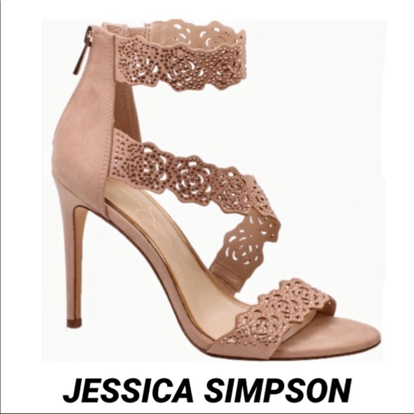 Jessica Simpson Shoes - JESSICA SIMPSON•Gella Crystal Cut Out 
Heel